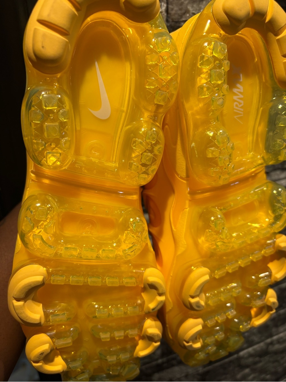 Nike Kids' Air Max VaporMax Plus — Bright Yellow/White Accent